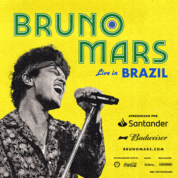 Show Bruno Mars Brasil 2024 - Santander na Música