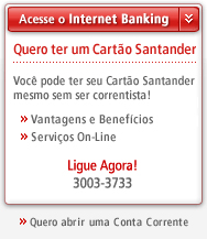 Quero um Cart�o Santander