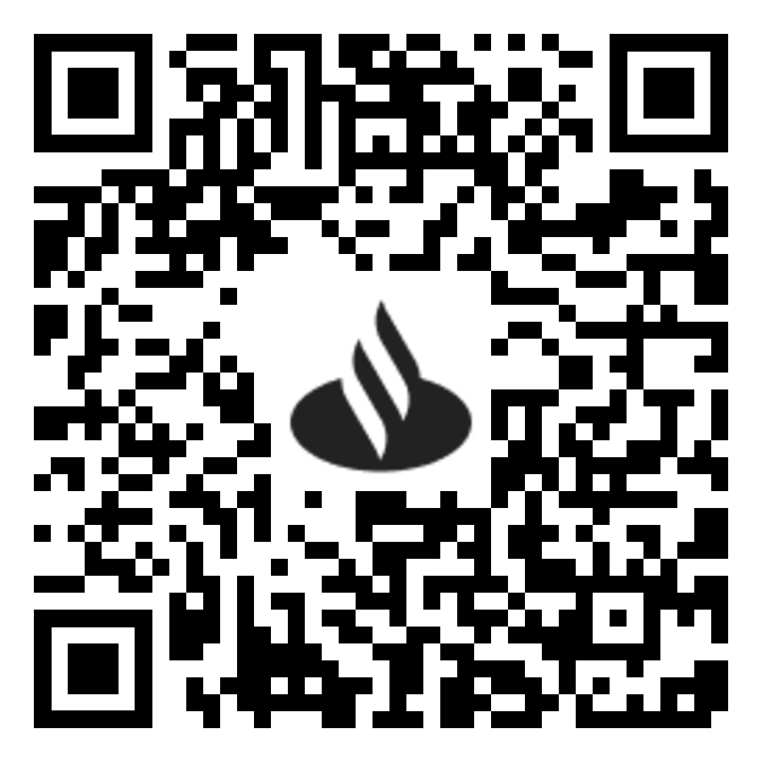 QrCode da seção 'Invista com a gente!'